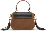 Power Leather & Suede Crossbody Bag