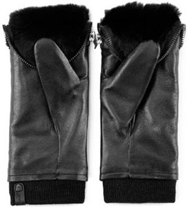 Aura Leather Mittens