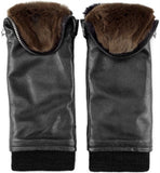 Aura Leather Mittens