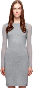 Ara Knit Dress
ARA KNIT DRESS WITH MESH SLEEVES